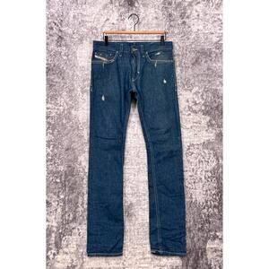 Diesel Jeans 29 x 34 Mens Thanaz Slim Skinny Medium Wash Denim